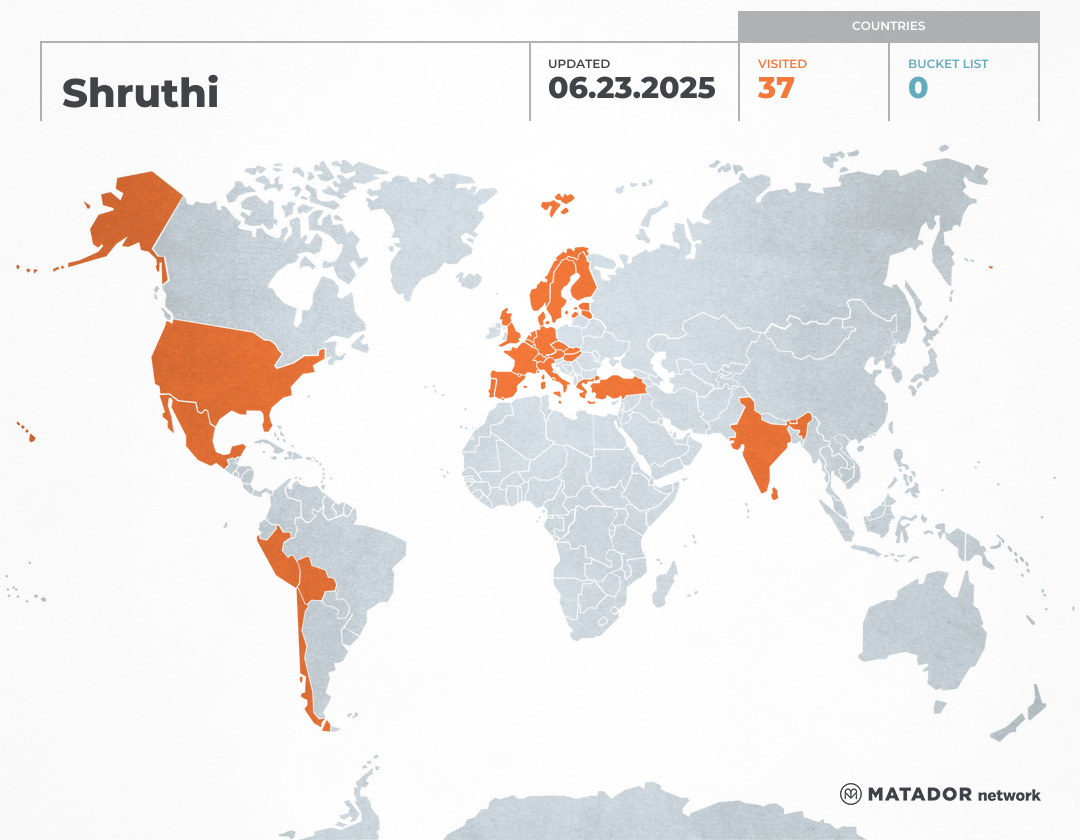 Visited Countries Map